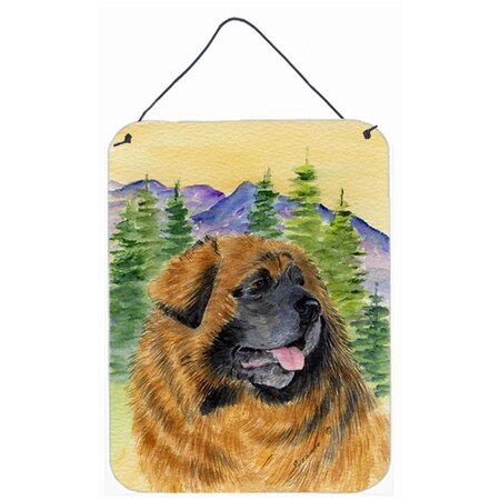 Carolines Treasures 12 x 16 in. Leonberger Aluminum Metal Wall and Door Hanging Prints SS8202DS1216